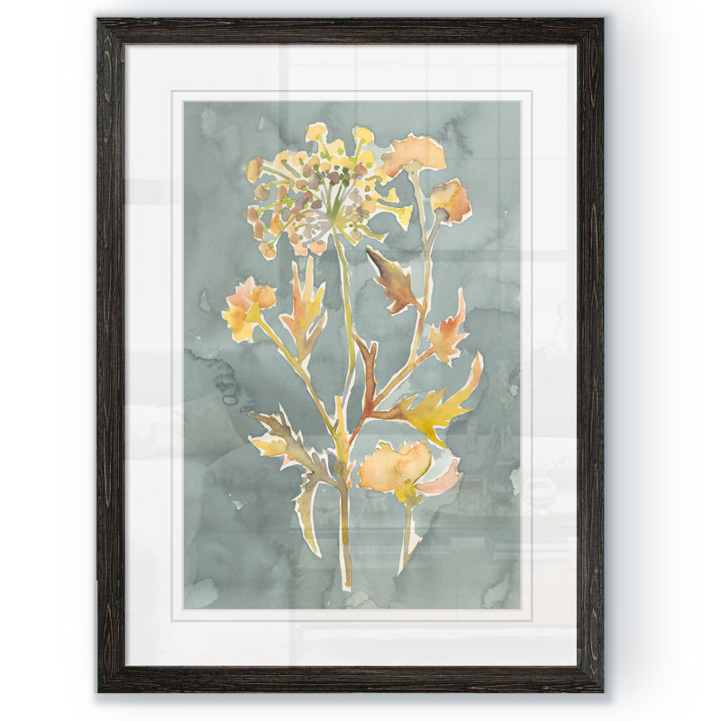 « collected fleurss i » par paul cezanne-cadre photo, reproduction d’art, H 22 po x l 16 po x P 1 po, Encadré à imprimé ébène