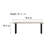 vintage designer dining table Rectangular Dining Table-100670763