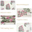 Bloc de 6 gaufres à motif floral tissé en bloc de 17 x 32 pouces-1951094185