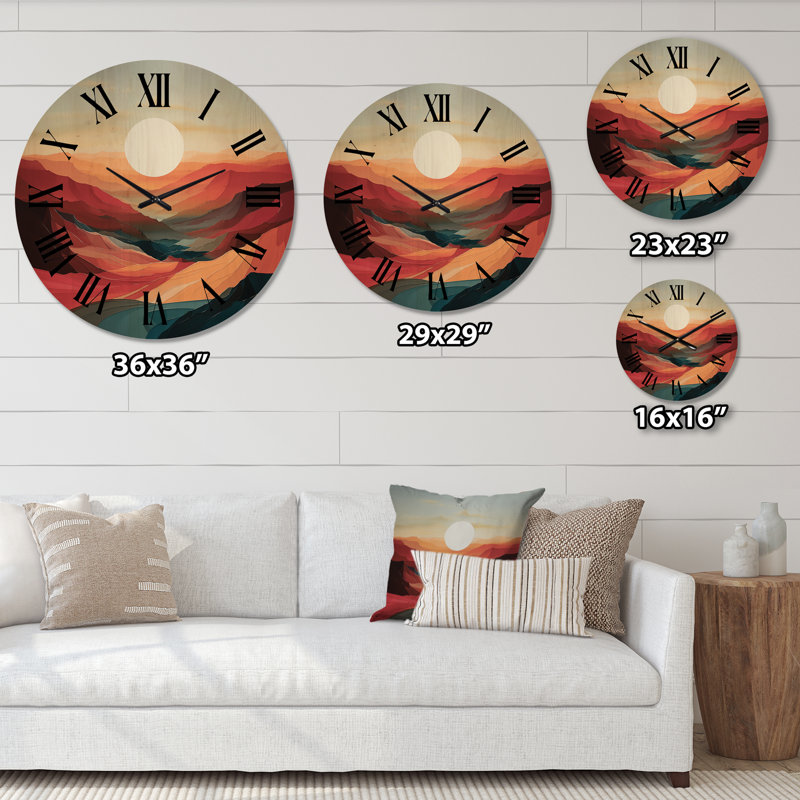 Horloge murale Olivan, Très grand