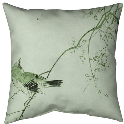 Keito Sato Feather Reversible Throw Pillow