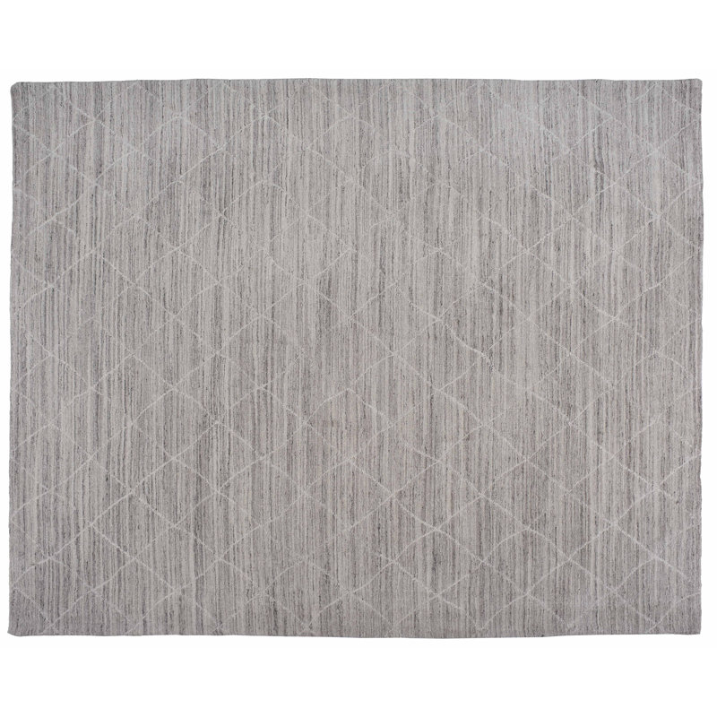 One-of-a-Kind Rectangle 9'6" X 11'1" Hand Knotted Area Rug