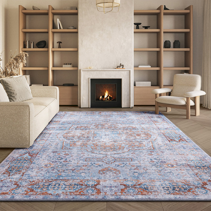 Tucson Performance Machine Washable Oriental Rug, Rectangle 8' x 10'