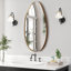 Pirlo Metal Oval Mirror-1251482237
