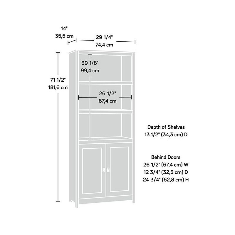 Edmondson Bookcase, White