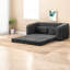 Canapés-lits confortables en chenille, ensemble de salon convertible moderne pour le salon