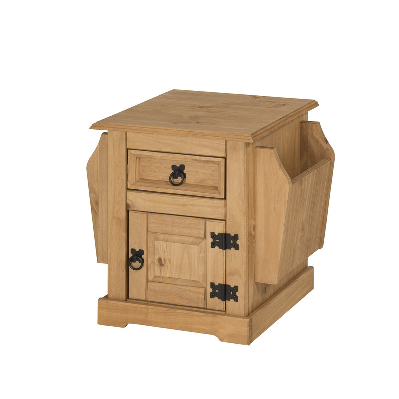 Bridewell Solid Wood Free Standing Magazine Rack