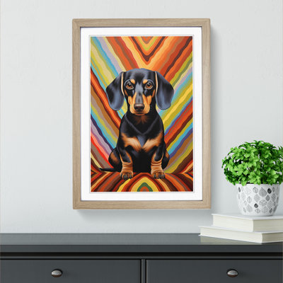 Dachshund Op No.2 Framed Print
