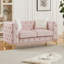 Canapés luxueux en velours, style Chesterfield moderne, parfaits pour la maison