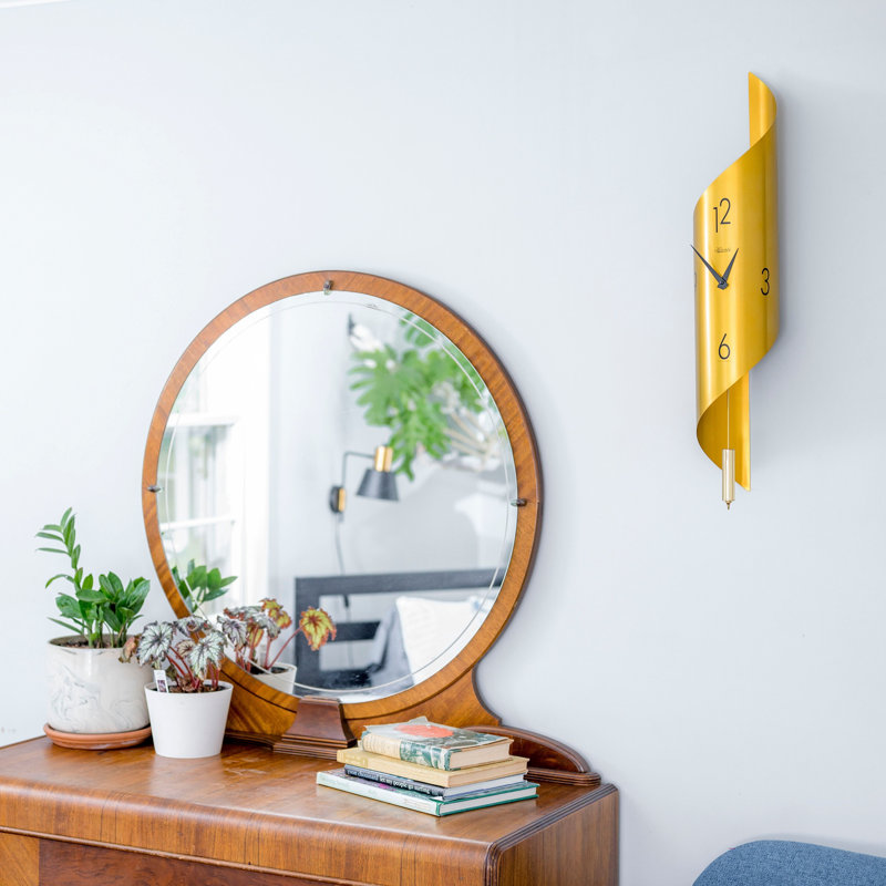 Savannah Metal Wall Clock, Large, Gold
