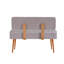 Table Modern Bank, pin atlantique, 43,3 po x 32,5 po x 15,7 po | 100% panneau de particules enduit de mélamine, épaisseur: 0,7 pouce | Pieds en PVC durable, hauteur: 12,2 pouces | Style uni élégant et rayé, parfait pour les espaces contemporains-1579940377-1579940382