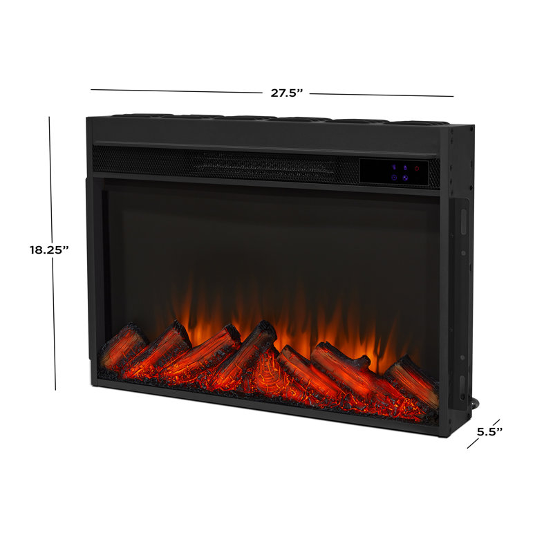 Tejon 52" Slim Electric Fireplace by Real Flame, Gray