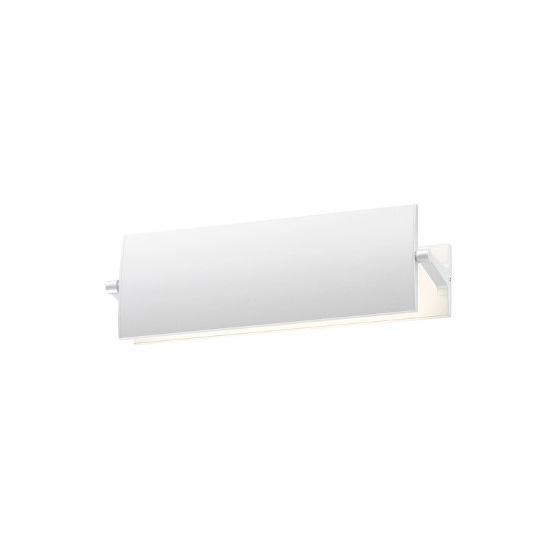 Aileron 1 - Light LED Armed Sconce, Textured White, 4" H x 36" W x 4.75" D