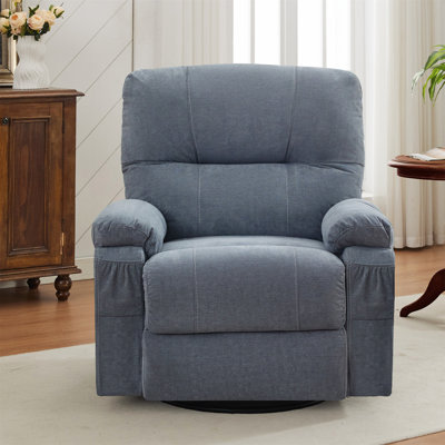 Fauteuil inclinable rotatif à 360 degrés polyvalent avec coussin et dossier moelleux pour un confort et une détente ultimes
