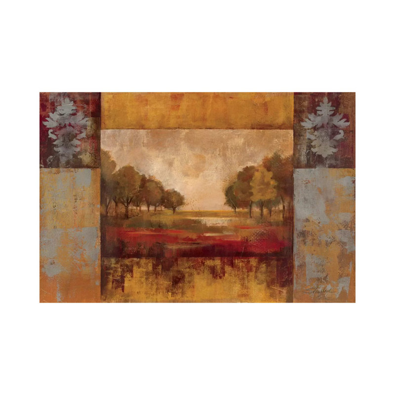 «Landscape» par Silvia Vassileva - reproduction d'art, Aucun mat, Toile tendue, H 12 po x l 18 po x 1,5 po