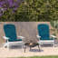 Chaises Adirondack pliantes intérieures / extérieures avec coussins Rangins-883845914