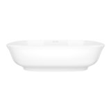 Amiata 60 Rounded Rectangle 23-5/8" Vessel Lavatory Sink in Volcanic Limestone without Internal Overflow