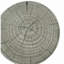 Table d'appoint d'extérieur, table de bout à conception creuse, table de tabouret de jardin de patio, table d'appoint décorative pour terrasse de balcon de plage, béton léger, texture semblable au bois, couleur grise-720926828