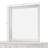 White Square Mirror