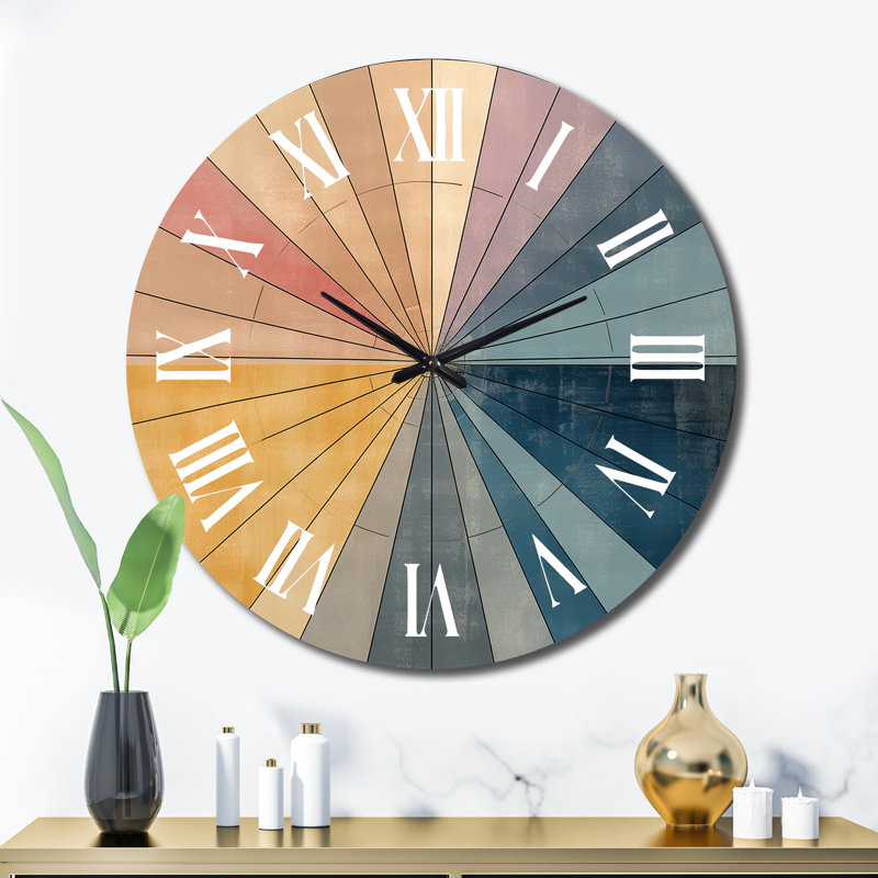 Horloge murale Mid-Century New Balance, Très grand