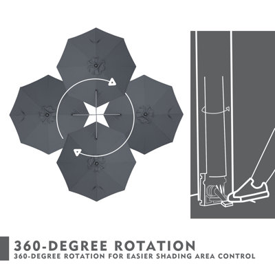120'' Cantilever Umbrella