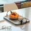 Torched Wood Serving Tray