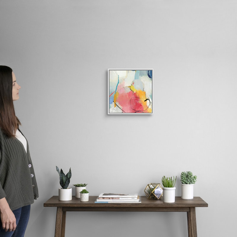Watermelon II par PI Studio - reproduction sur toile, Toile blanche encadrée, H 14 po x l 14 po x P 1,75 po