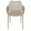 Chaise de salle à manger d'extérieur empilable Farrah-382686944