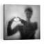 Blurred Heart Hands Abstract Romantic Contemporary Wall Art Print 1 Piece Wrapped Canvas Wall Art-70005619