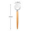 13" Danish Dough Whisk Stainless Steel Dutch Style Bread Whisk Kitchen Baking Tools for Cake Bread
