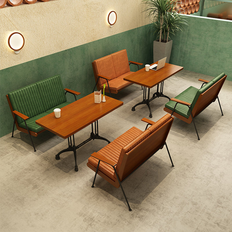 Banc rembourré en similicuir, Brun