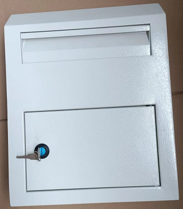 Yesurprise Key Lock Mail Box Outdoor | Locking Wall Mount Mailbox ...