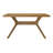 Muhsina Cross Leg Rectangular Dining Table-804823995-786504167