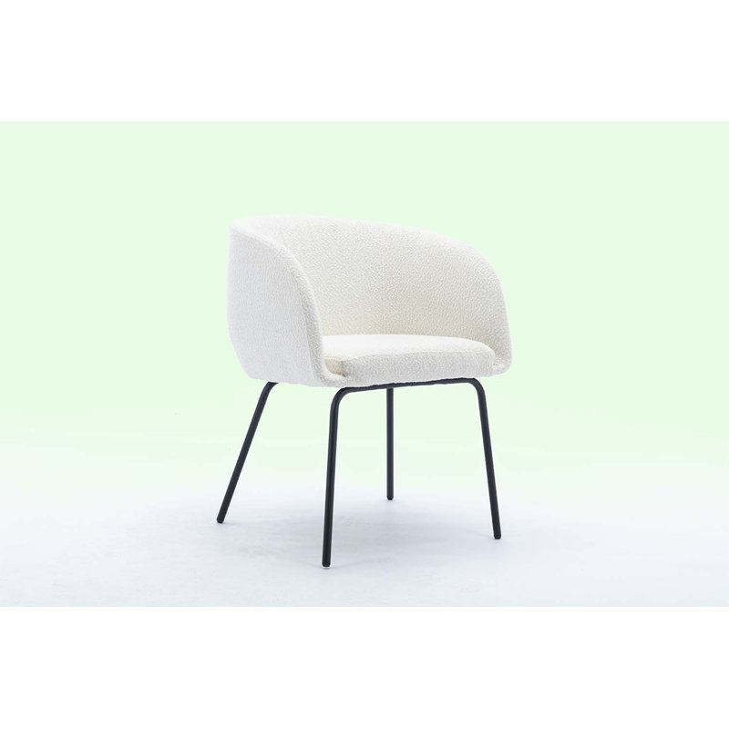 Fauteuil de 25,2 po de large Kendle, Tissu ivoire