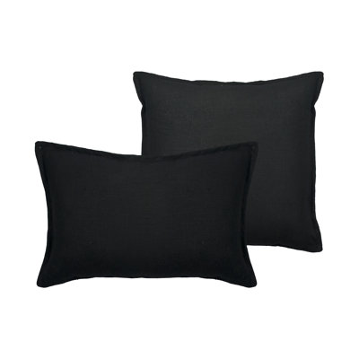 Lombard 2 Piece Reversible Linen Pillow Set