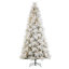 Arbre de Noël enneigé avec pin-280207359