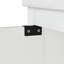 Meuble-lavabo 36 po avec lavabo simple, meuble-lavabo sous-comptoir moderne avec 2 portes et 4 tiroirs. Blanc