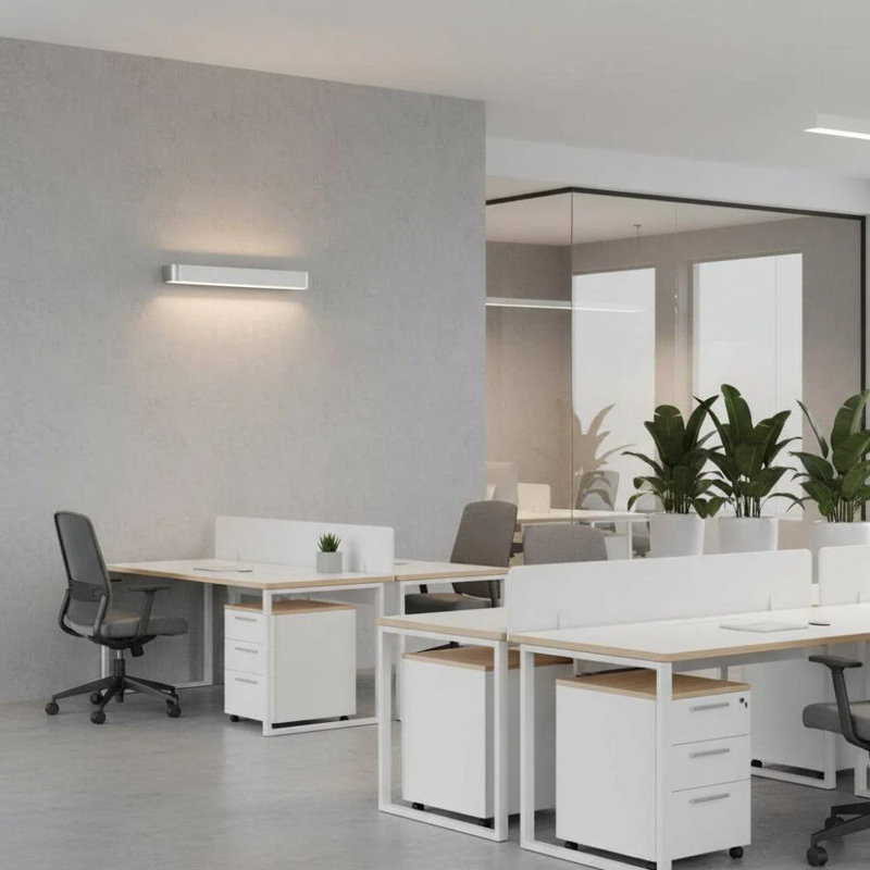 UltraBeam 20 Watt 600mm Wide Brushed Silver Dimmable Up and Down Internal Wall Light