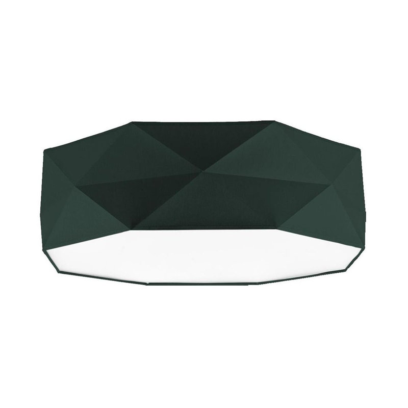 Banna Fabric Flush Mount, Green