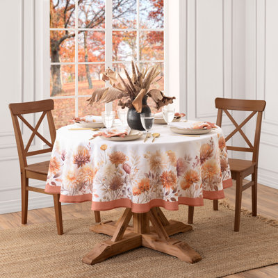 Autumn Blooms Harvest Tablecloth