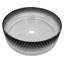 Meuble-lavabo mural moderne de luxe avec comptoir à surface solide de 36 po et lavabo vasque rond en verre-103233054