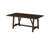 Atwood Trestle Rectangular Dining Table, Burnished Dark Oak