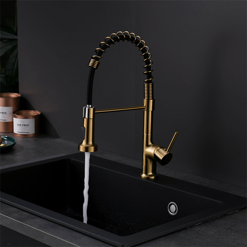 KIKO HOME Pull Down Kitchen Faucet