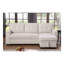 Canapé-lit modulaire réversible en tissu tissé l 84,5 po Lucca II-98854024