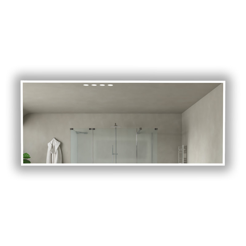 Simona Modern LED Bathroom Vanity Mirror, 30" x 72"