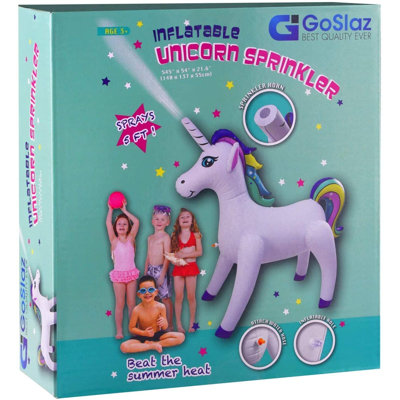 Arroseur gonflable de licorne, arroseur pour grande cour et pelouse pour l'extérieur, les meilleurs jouets aquatiques d'été pour enfants