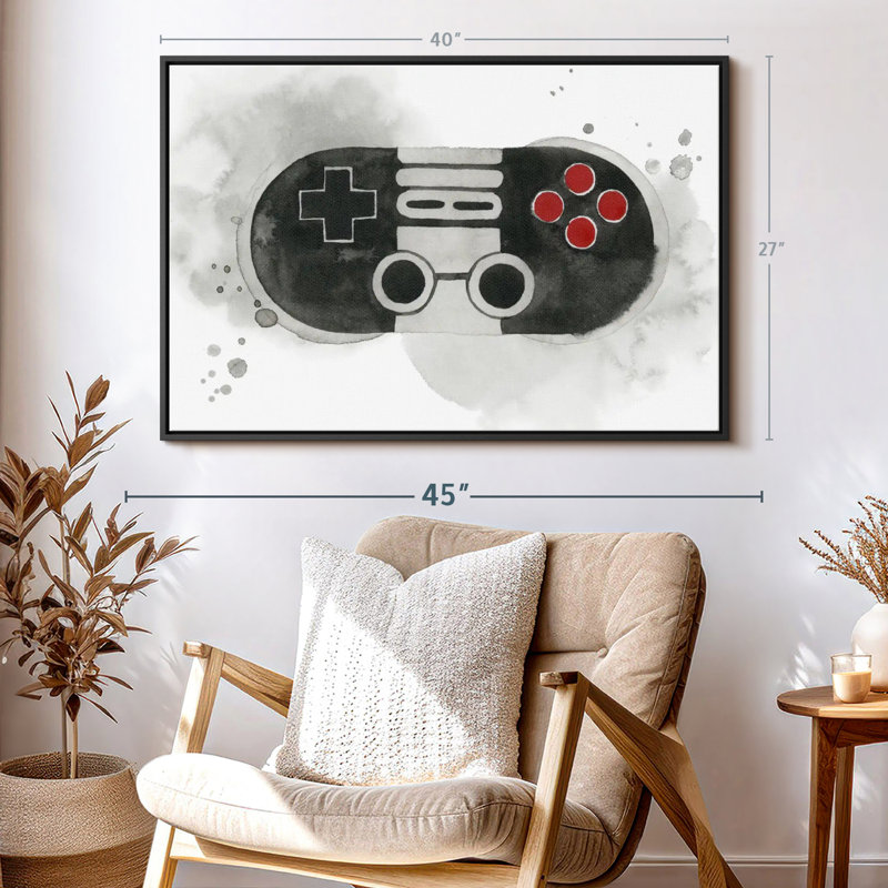 Impression sur toile Gamer IV, H 27 po x l 40 po