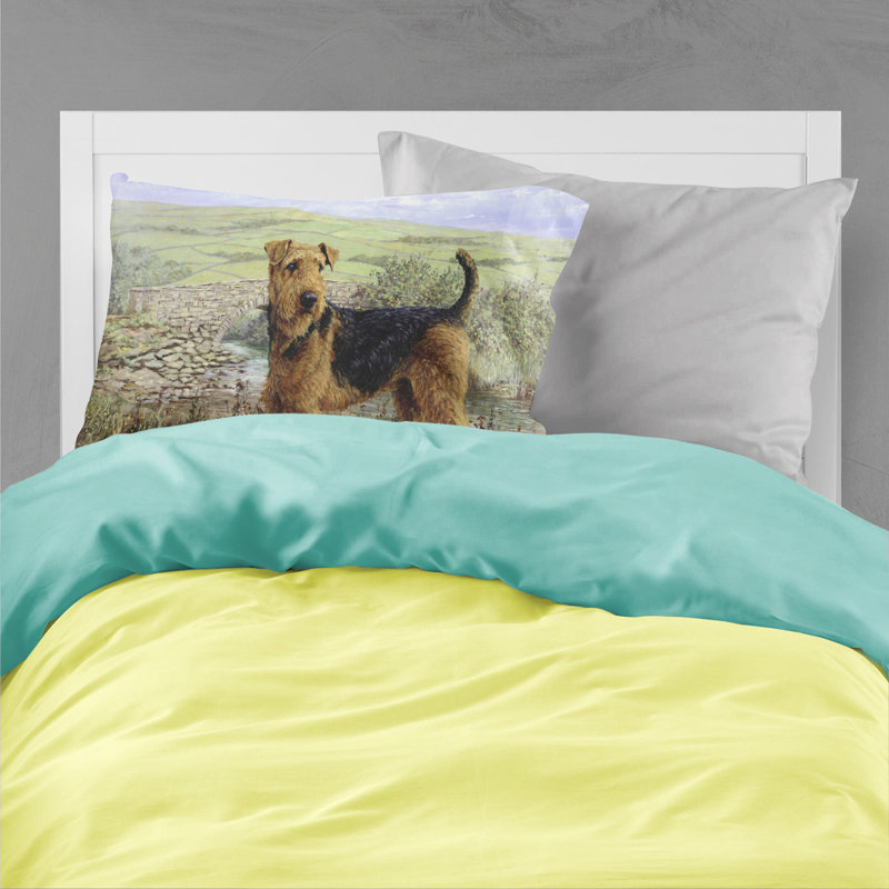 Taie d’oreiller airedale terrier the kings