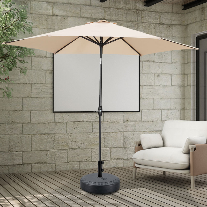 9ft patio umbrella base Formosa Covers Replacement Canopy 6 Ribs in Fuchsia (Canopy Only) Create a calm MyDepot Patio Umbrella 9 FT,