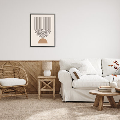 Art contemporain bohème sur bois